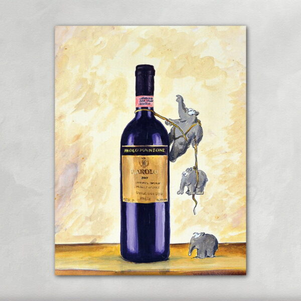 Cliffhanger di Barolo Siebdruck - Otto Waalkes