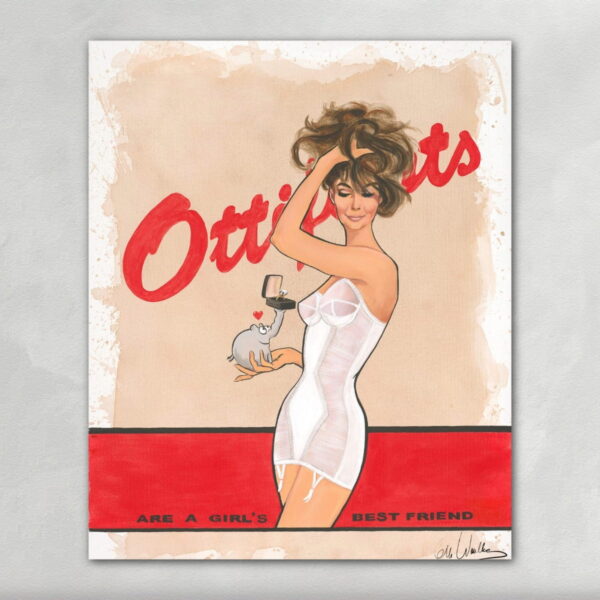 Girls Best Friend Siebdruck - Otto Waalkes
