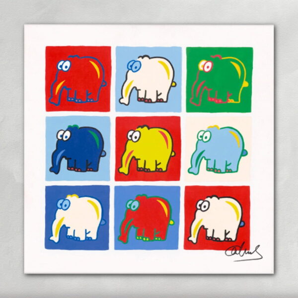 Hommage an Andy Warhol Siebdruck - Otto Waalkes