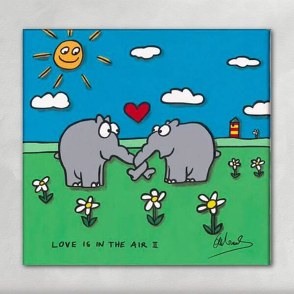 Love is in the air II Siebdruck - Otto Waalkes